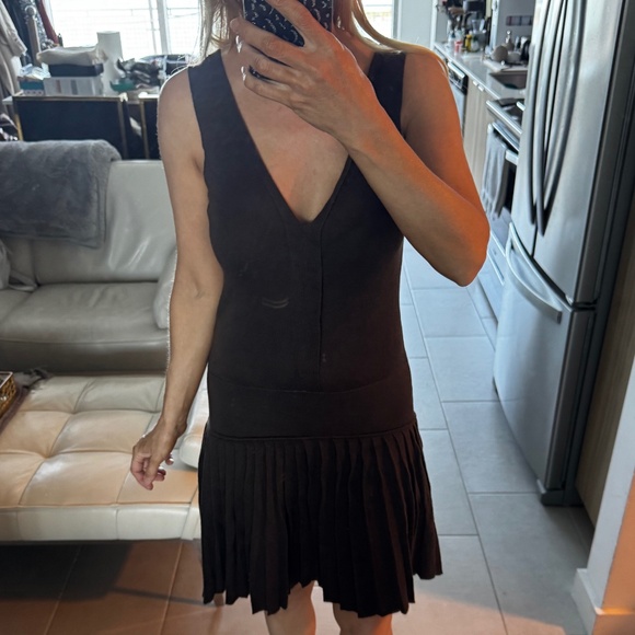 Vero Moda Sleeveless Sweater dress -Chocolate Brown- Small - New - Picture 1 of 7